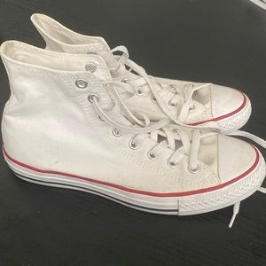 Converse hi top Chuck Taylor’s worn twice